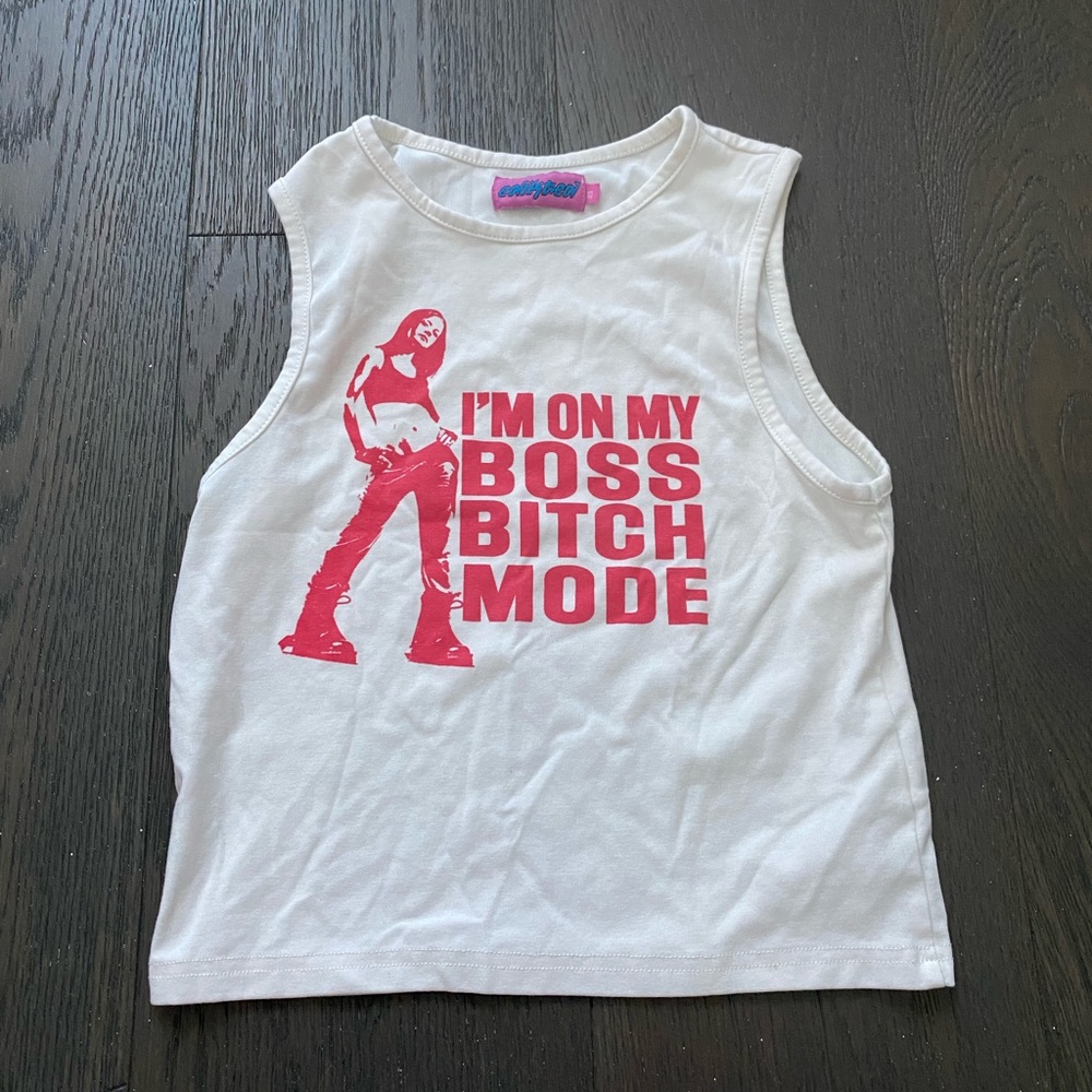 Graphic tank top